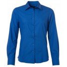 Ladies' Shirt Longsleeved Poplin veredelt mit Equipe Bernoise klein Stick weiss