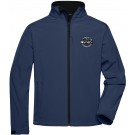 Men's Softshell Jacket veredelt mit Bernoise Logo schwarz/weiss